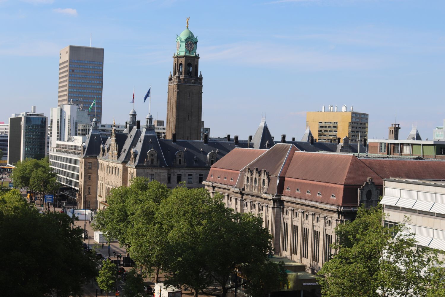 Stadhuis aan de Coolsingel in Rotterdam